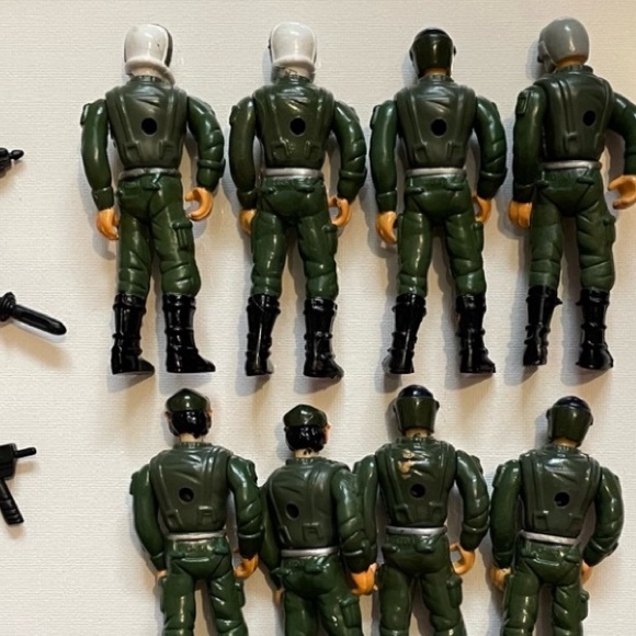 9 Desert Defender Action Figures G.I Joe 1980s. 4 inch with accessories as shown - Picture 3 of 3